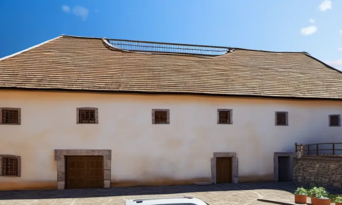 Sýpka u dubečské tvrze – noc