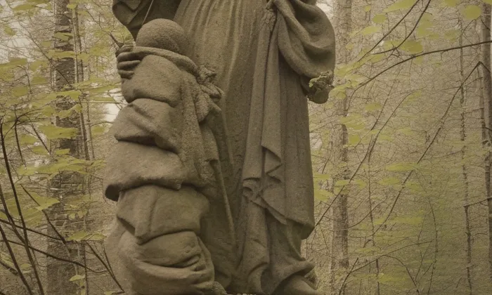 socha svaté Máří Magdaleny – historická rekonstrukce