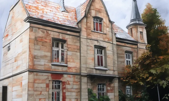 Sochova vila – podzim