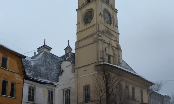 Stará radnice v Litomyšli – zima