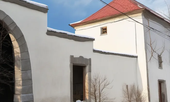 Usedlost čp. 10 (Drážkov) – zima