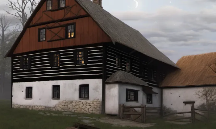 Usedlost čp. 12 (Řepčice) – noc