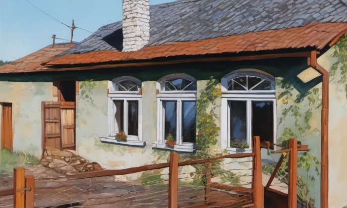 Usedlost čp. 27 (Daňkovice) – léto