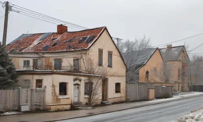 Usedlost čp. 51 – zima