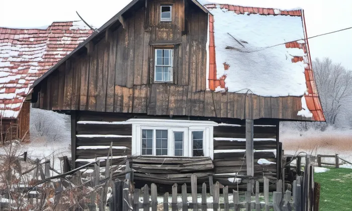Usedlost čp. 85 – zima