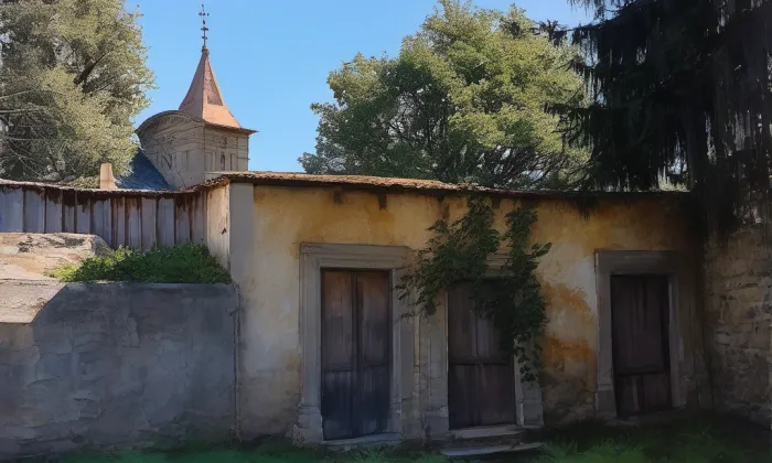 včelín v Milíčevsi – akvarel
