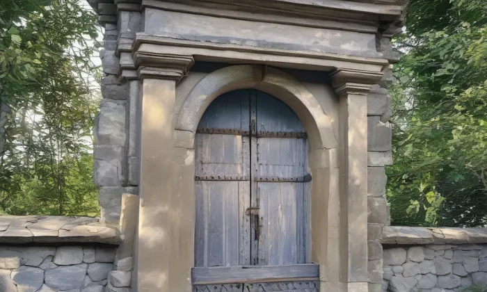 Výklenková kaplička sv. Václava – léto