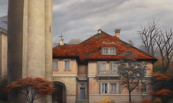 Valinova vila – podzim