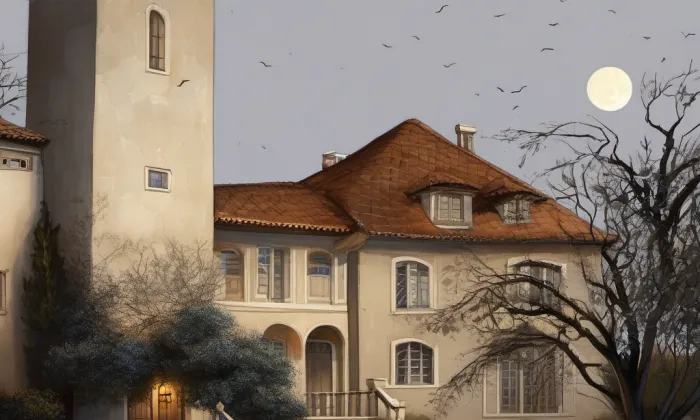 Valinova vila – noc