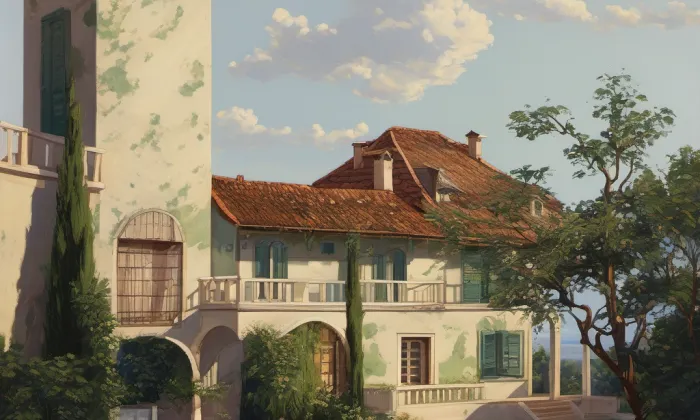 Valinova vila – léto