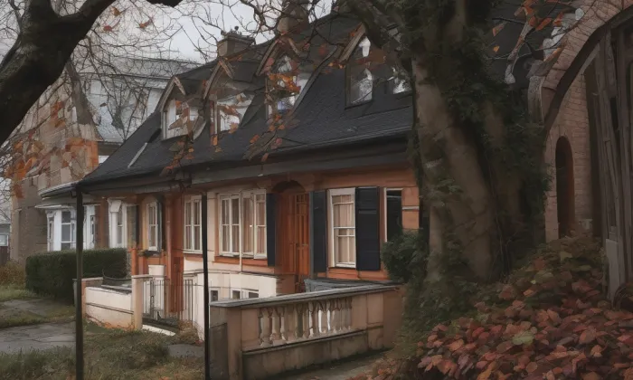 Venkovský dům malíře Františka Skály – podzim