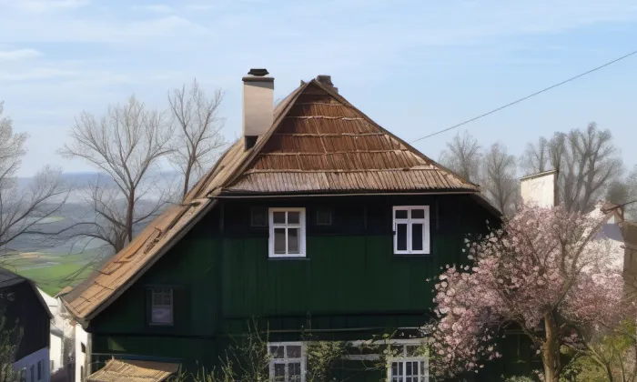 Venkovský dům Strašín čp. 29 – jaro
