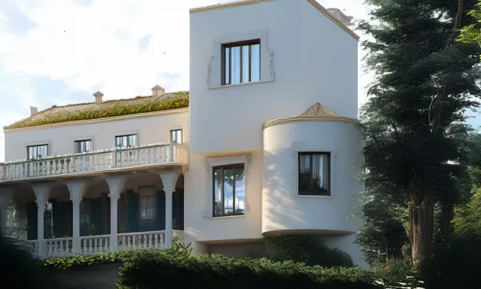 Vila Bartoňova – léto