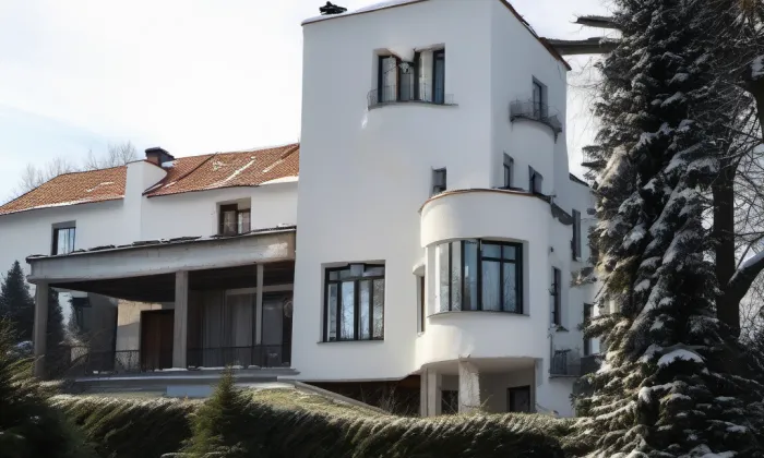 Vila Bartoňova – zima
