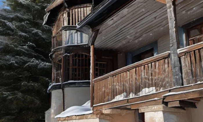 Vila Fiala – zima