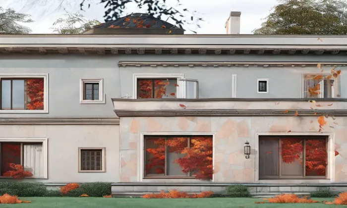 Vila Stiassni – podzim