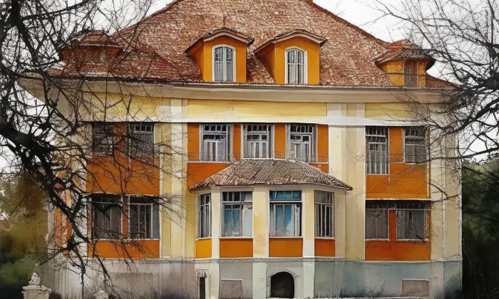 Vila Theodora Flemmicha – akvarel
