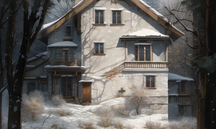 Vila Tiché údolí 124 – zima