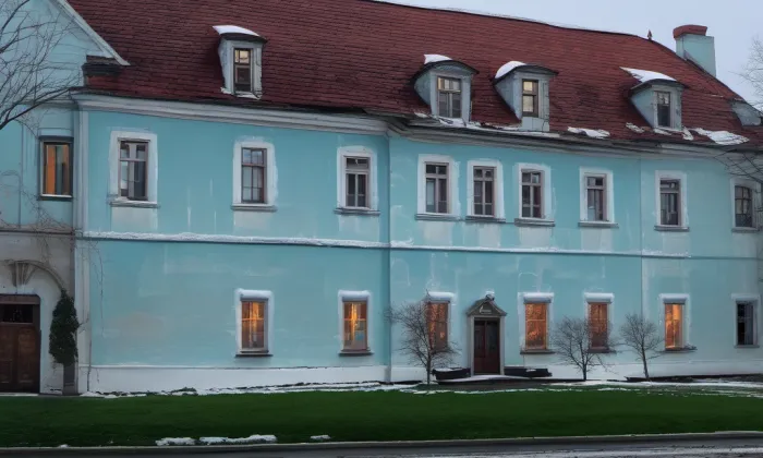 zájezdní hostinec v Hloubětíně – zima