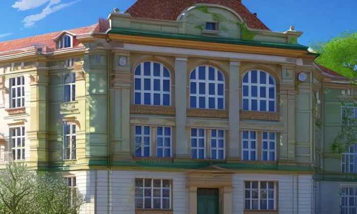 Základní škola (Štramberk) – jaro