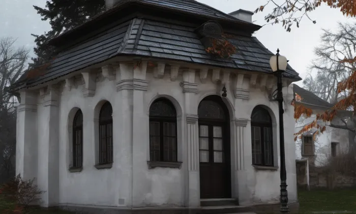 zahradní pavilon – noc