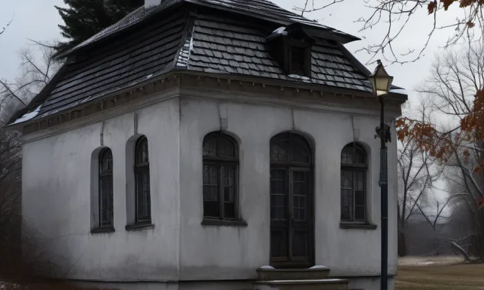 zahradní pavilon – zima