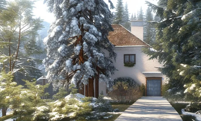 Šťastného vila – zima