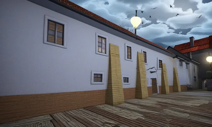 Šatlava v České Lípě – noc