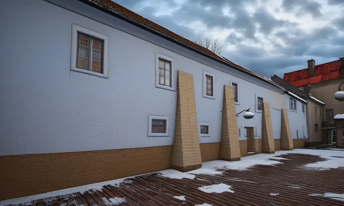 Šatlava v České Lípě – zima