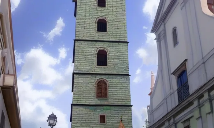 Černá věž (České Budějovice) – jaro