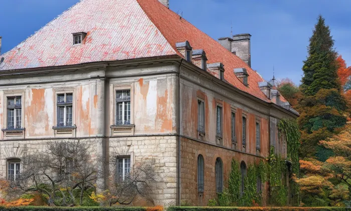 Žerotín (zámek) – podzim