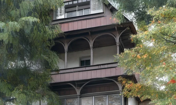 Řezníčkova vila – podzim