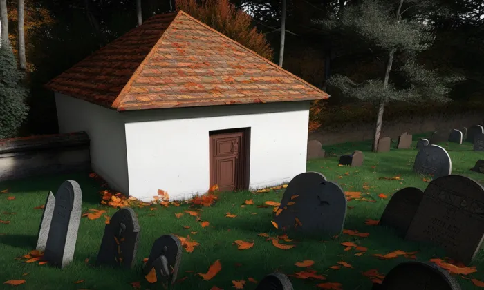 Židovský hřbitov v Čichticích – podzim