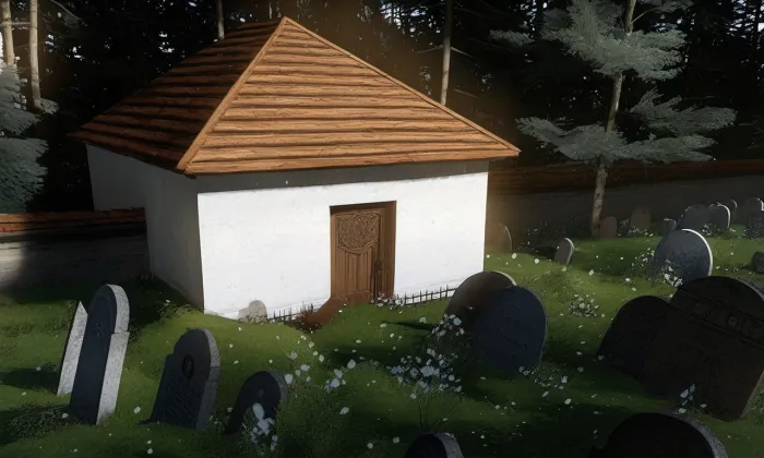 Židovský hřbitov v Čichticích – zima