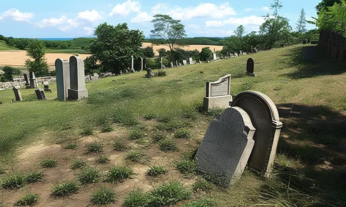 Židovský hřbitov v Dambořicích – léto