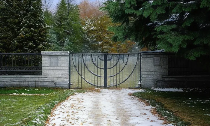 židovský hřbitov v Jihlavě – zima
