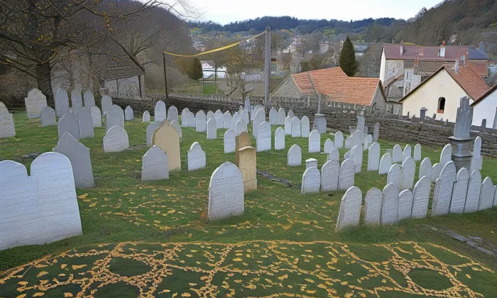 Židovský hřbitov v Rabí – iluminace