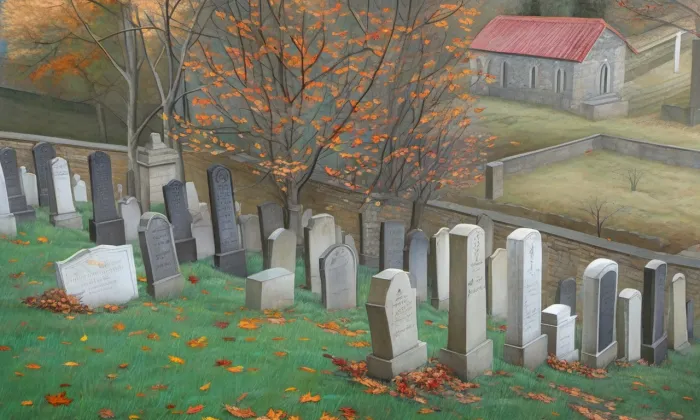 Židovský hřbitov ve Štěnovicích – podzim