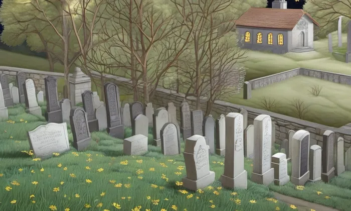 Židovský hřbitov ve Štěnovicích – noc