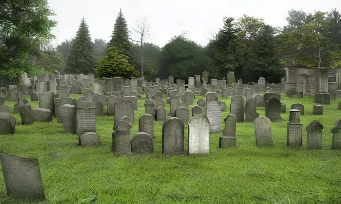 Židovský hřbitov ve Strážnici – noc