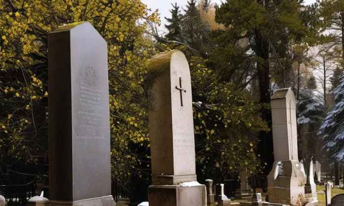 Židovský hřbitov ve Vamberku – zima