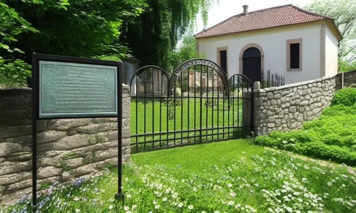 židovský hřbitov ve Voticích – jaro