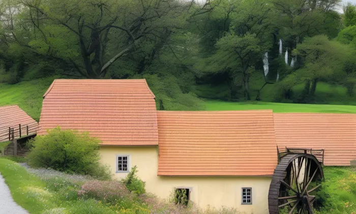 Šimkův mlýn – jaro