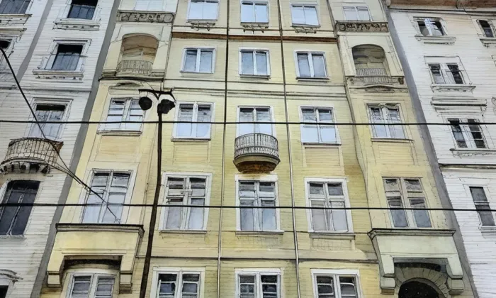 Činžovní dům Hilbertův – akvarel