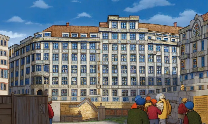 Škodův palác – iluminace