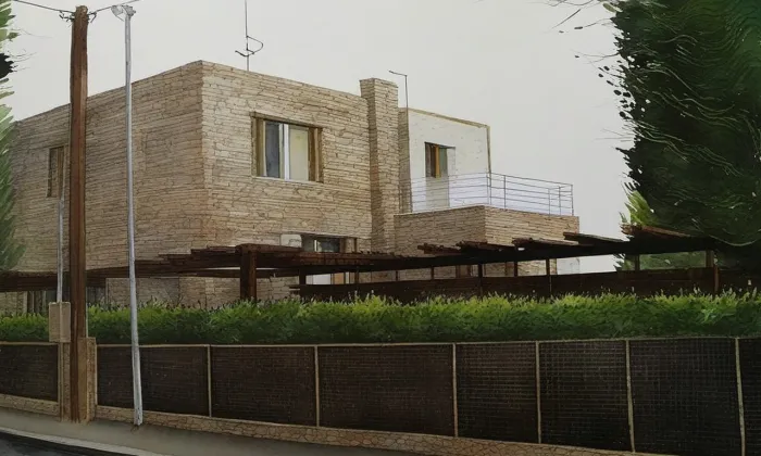 Špíškova vila – akvarel