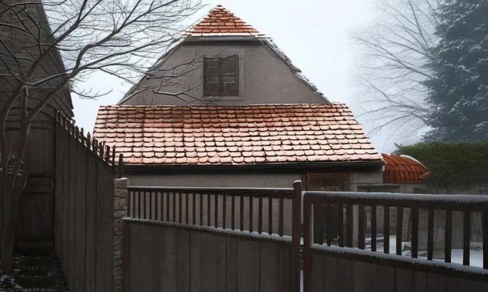 Špýchar usedlosti čp. 1 – zima