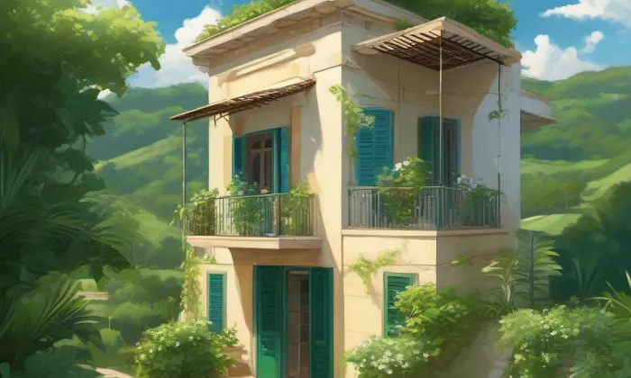 Bílkova vila (Tábor) – léto