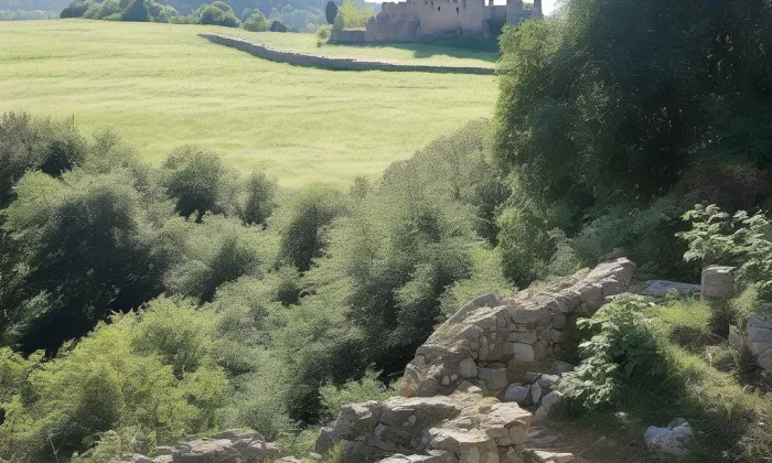 Boršov (hrad, okres Svitavy) – léto