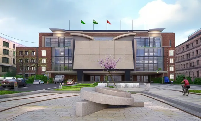 budova Magistrátu města Ústí nad Labem – jaro